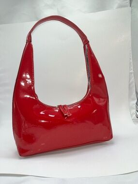 Metropolitan Candy Red Patent Shoulder Bag